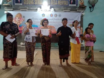 Kegiatan Bulan Bahasa Bali Ke VI Desa Menyali
